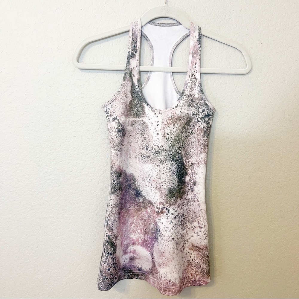 Lululemon Cool Racerback‎ Tank Sugar Crush Multi